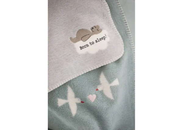 PANDA Babydecke "born to sleep" inkl. Stick – Bild 6