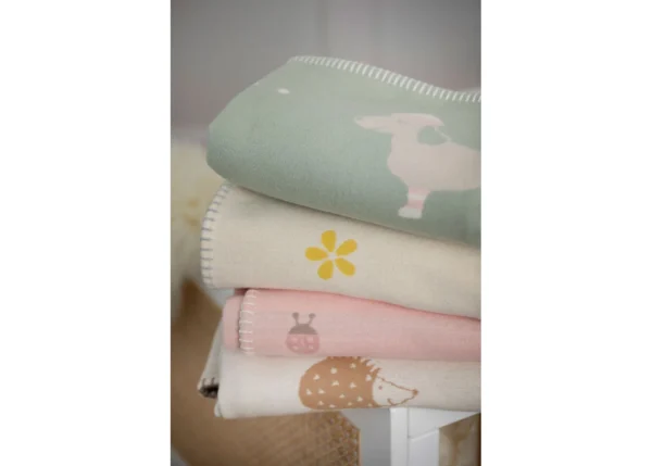 LENA baby blanket 100% org. cotton (GOTS), dachshund - Image 4