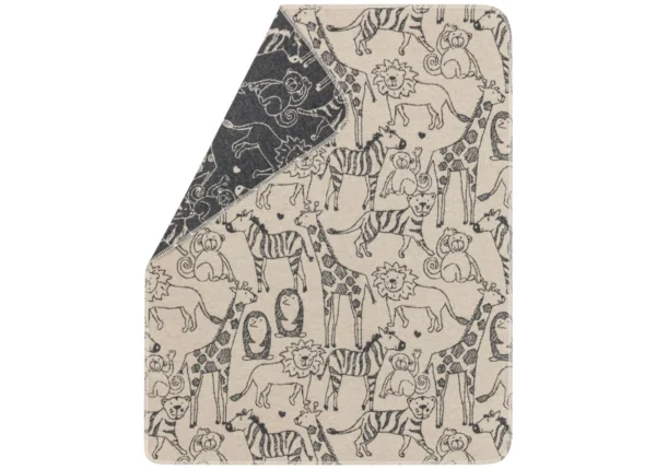 JUWEL baby blanket – safari animals (GRS)