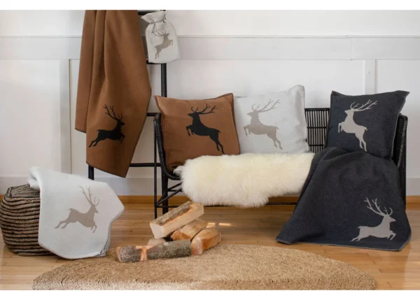 SYLT cushion cover "jumping stag" (GRS) - Image 3