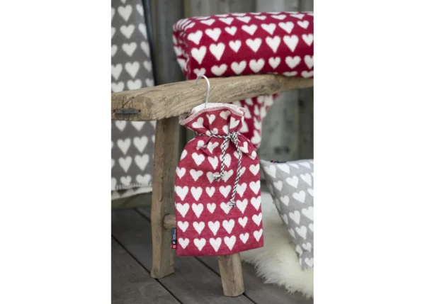 SAVONA velour throw "HEARTS" (GRS) - Image 6