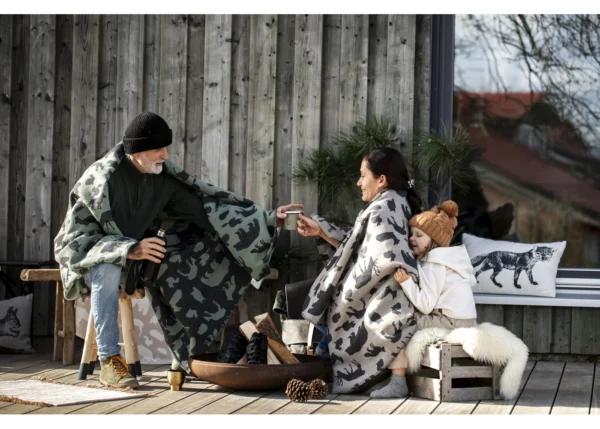 SYLT cotton throw "forest animals" (GRS) - Image 4