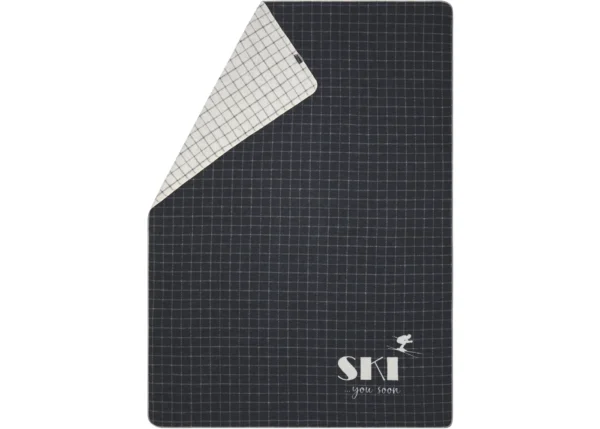 SILVRETTA Flanelldecke “SKI you soon” (GRS)