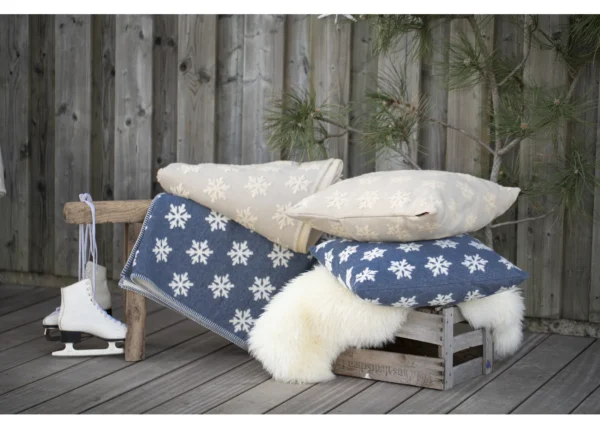 CARLA cushion cover "snowflake" (GRS) - Image 3