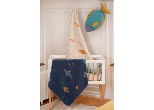 MILA Babydecke "Fische" (GRS) – Bild 4