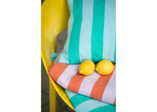 LUCA cotton throw "milano stripes" (GRS) - Image 4