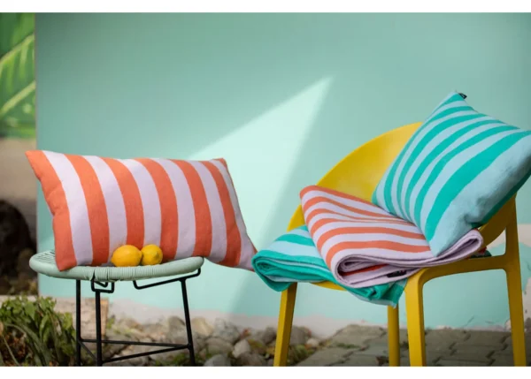 LUCA cotton throw "milano stripes" (GRS) - Image 5