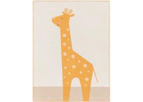 LILI baby blanket embroidered giraffe (GRS)