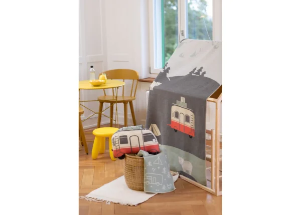 JUWEL cushion incl. filler "camper van" ca. 43x33cm (GRS) - Image 4