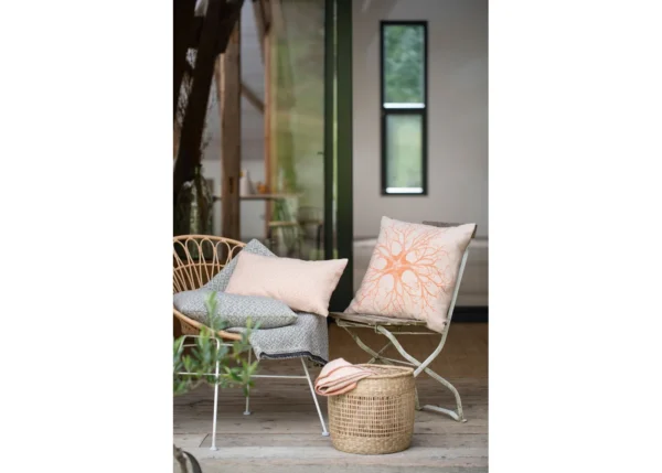 ALBA linenblend cushion cover "coral" (GRS) - Image 3