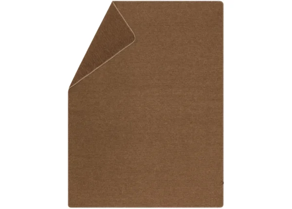 MERANO wool-blend throw “faux solid” (GRS)