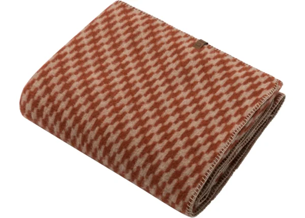 MERANO wool-blend throw "houndstooth" (GRS) - Image 4