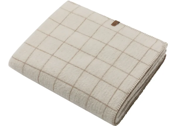 MERANO wool-blend throw "checkered" (GRS) - Image 4