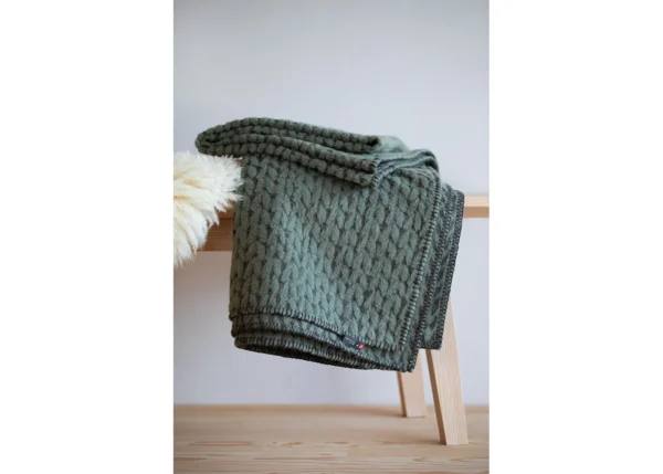 CARLA throw "knitted pattern" (GRS) - Image 4