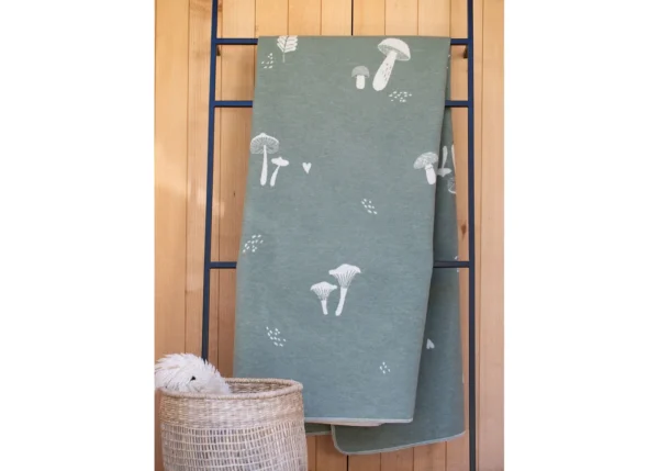 SILVRETTA cotton throw "mushrooms'n more" (GRS) - Image 4