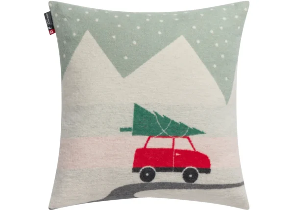 SILVRETTA cushion cover “car/tree”