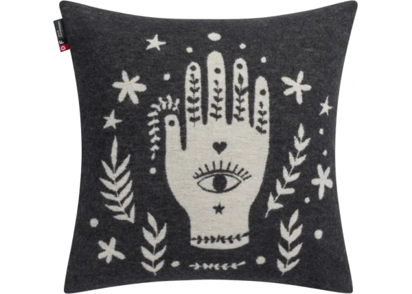 SILVRETTA cushion cover “third eye hand” (GRS)