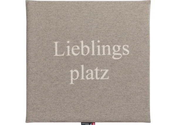 PORTO seat cushion “Lieblingsplatz” (= fave place) (GRS)