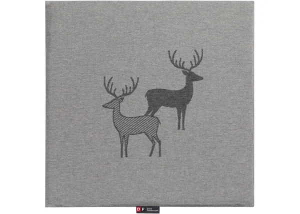 PORTO seat cushion “pair of stags” (GRS)