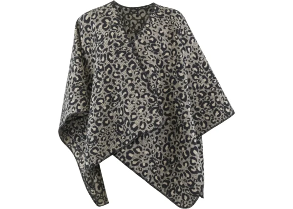 SILVRETTA Poncho-blanket “leopard” one size (GRS)
