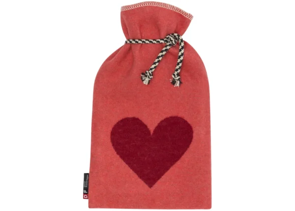SILVRETTA warming bottle incl. cover “heart” 2 Liter (GRS)