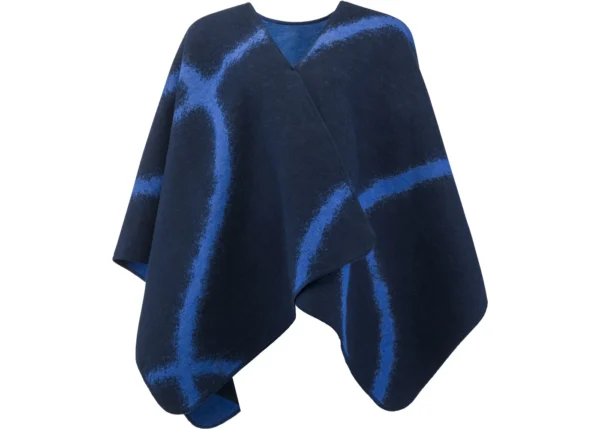 SILVRETTA Poncho-blanket “linear” one size (GRS)