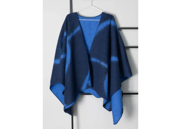 SILVRETTA Poncho-blanket "linear" one size (GRS) - Image 3