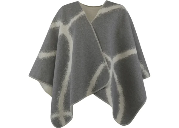 SILVRETTA Poncho-blanket “linear” one size (GRS)