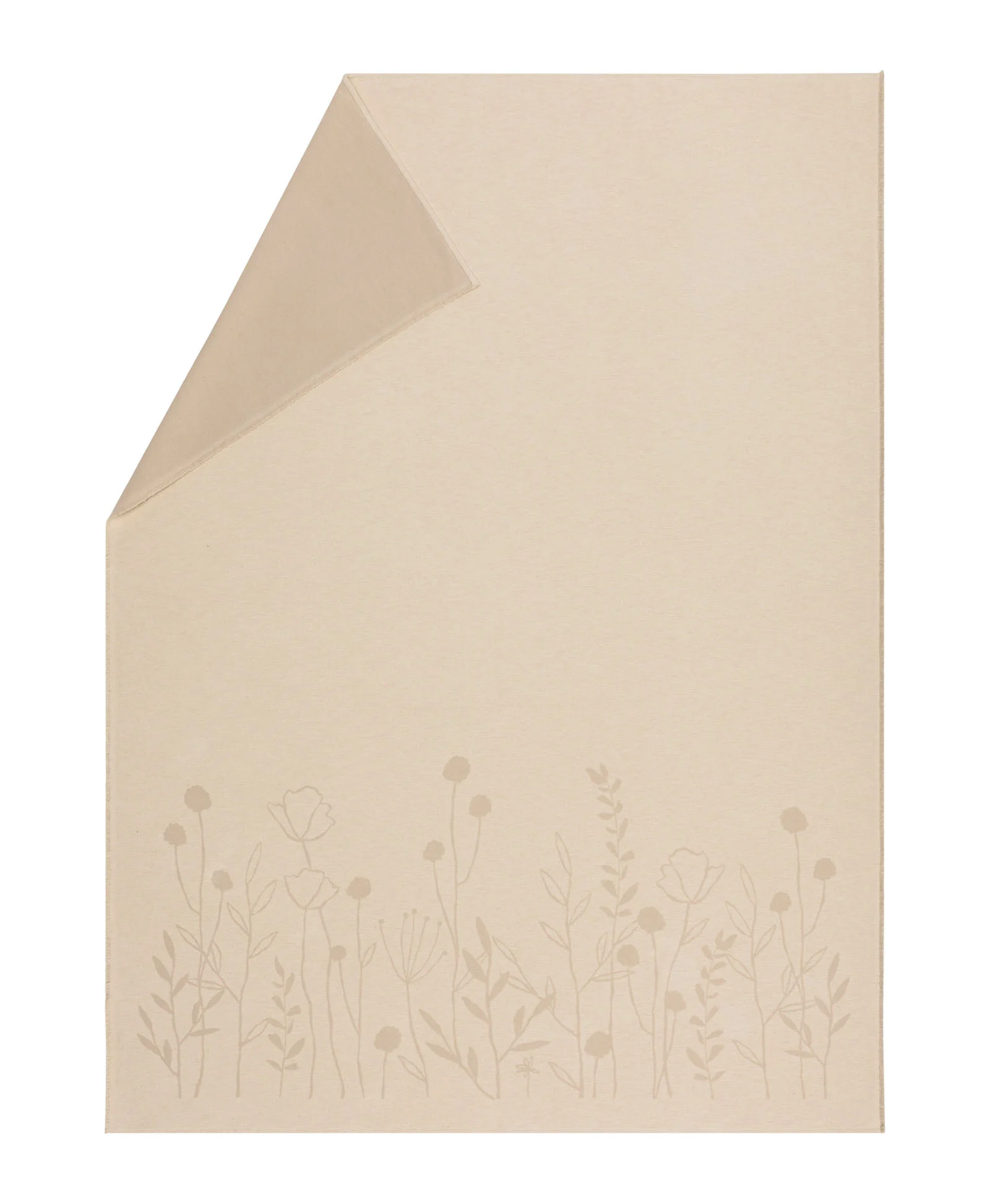 AMBER BW-Decke aus 100% kbA (GOTS) “Pflanzen”