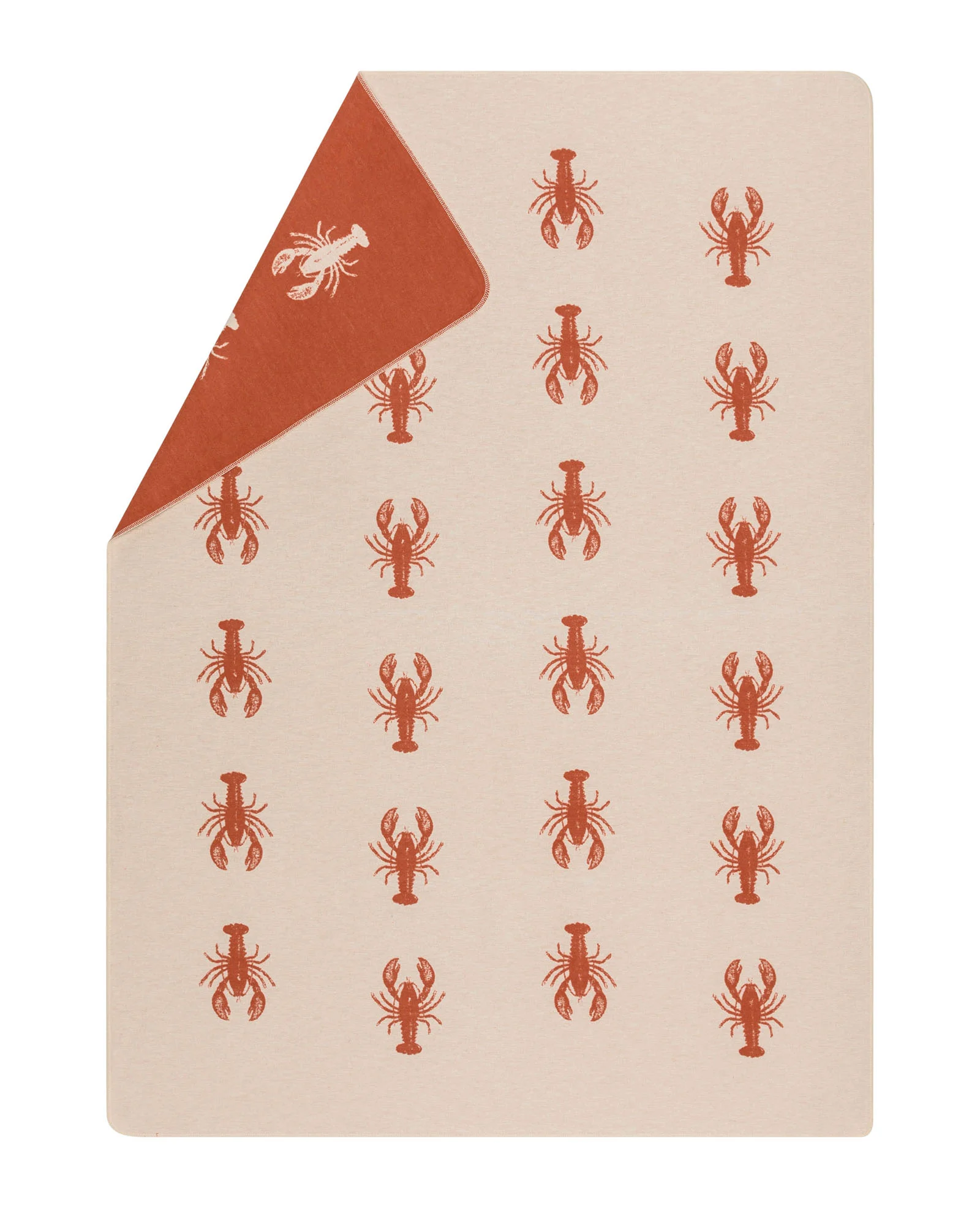 SILVRETTA Flanelldecke “Lobster” (GRS)