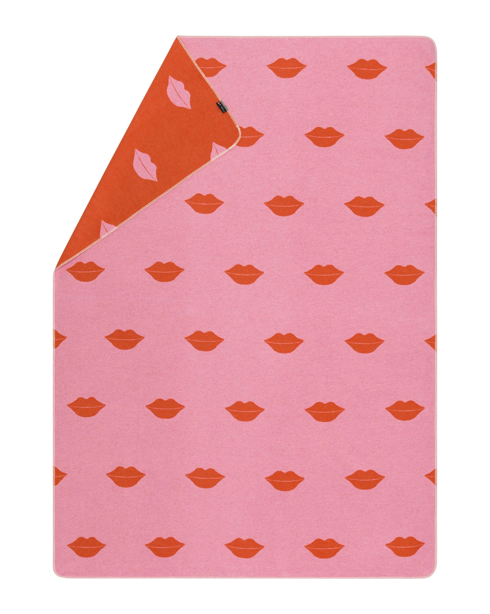 SILVRETTA Flanelldecke "Red Lips" (GRS)