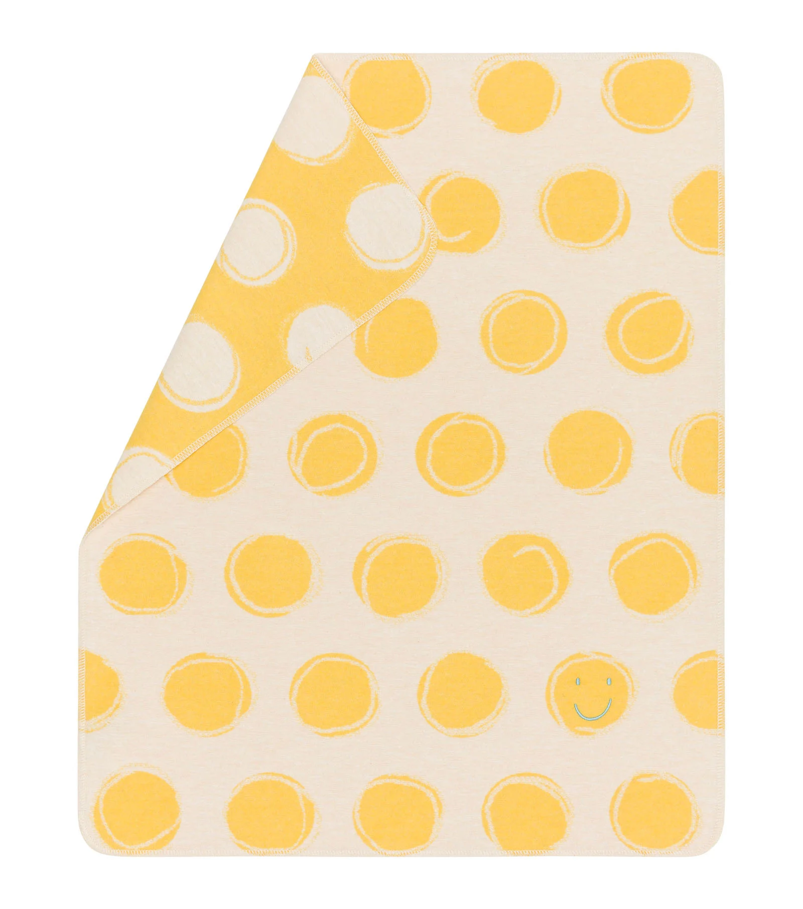 JUWEL Babydecke “Happy Faces” (GRS) mit Stick