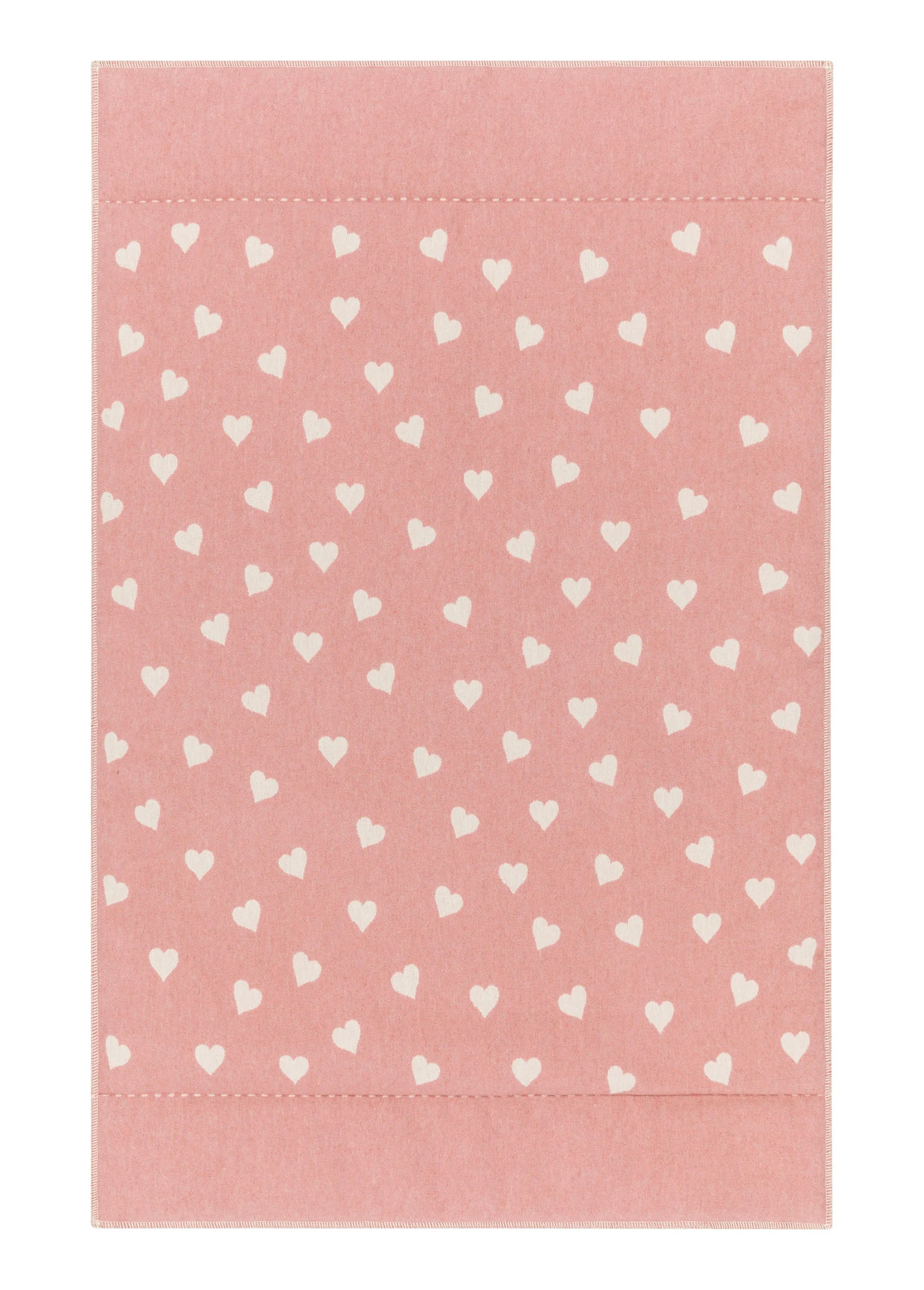 JUWEL gefütterte Krabbeldecke “Herzen” (GRS)