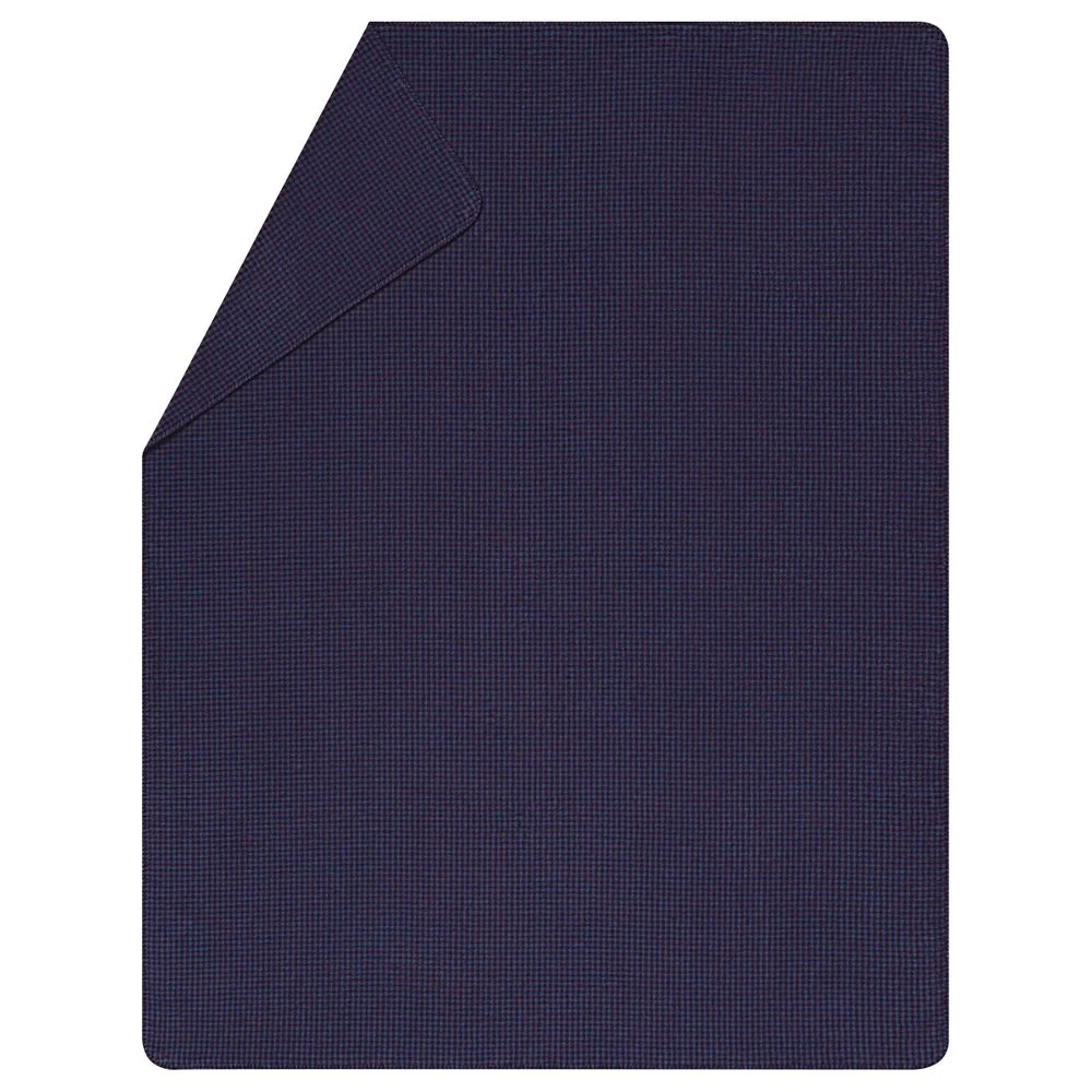 SAVONA Wohndecke „Feines Karo“ (GRS) - marine
