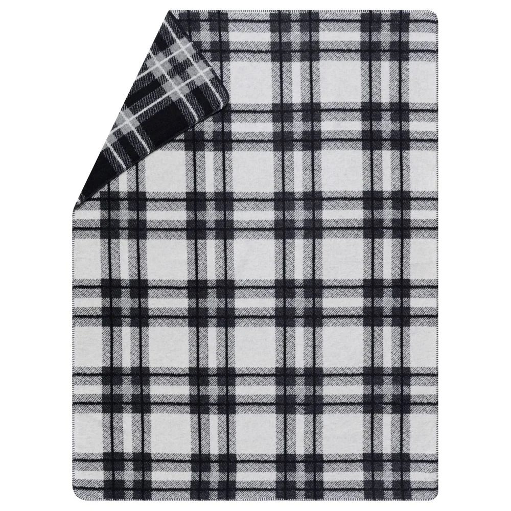 SAVONA Wohndecke „Tartan“ (GRS) - anthrazit
