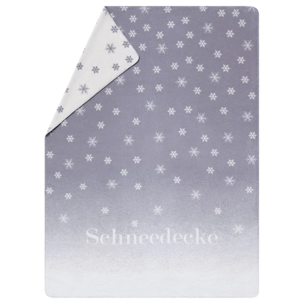 SAVONA Wohndecke „Schneedecke“ (GRS) - grau