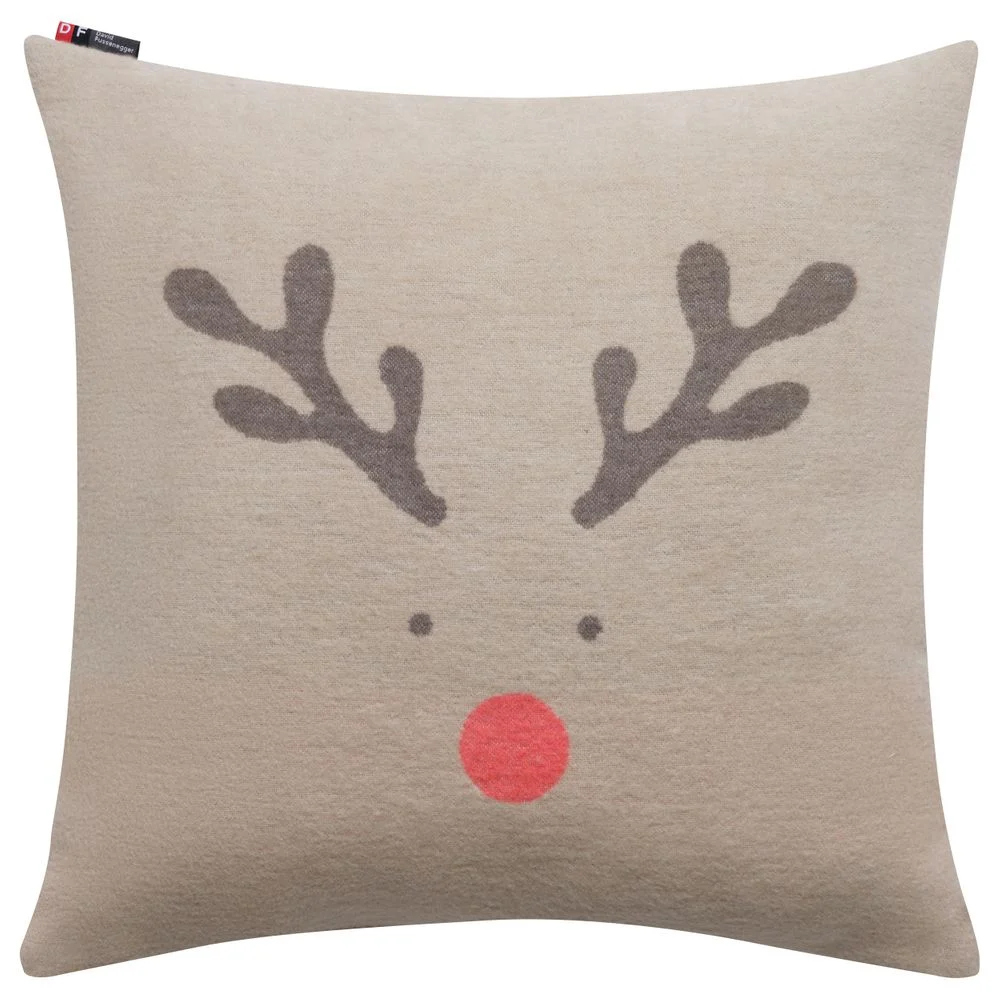 SILVRETTA gefülltes Kissen „Rudolph“ (GRS) - zement